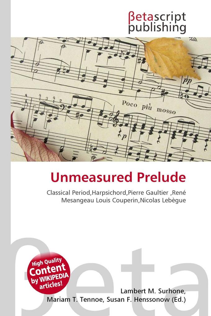 Unmeasured Prelude