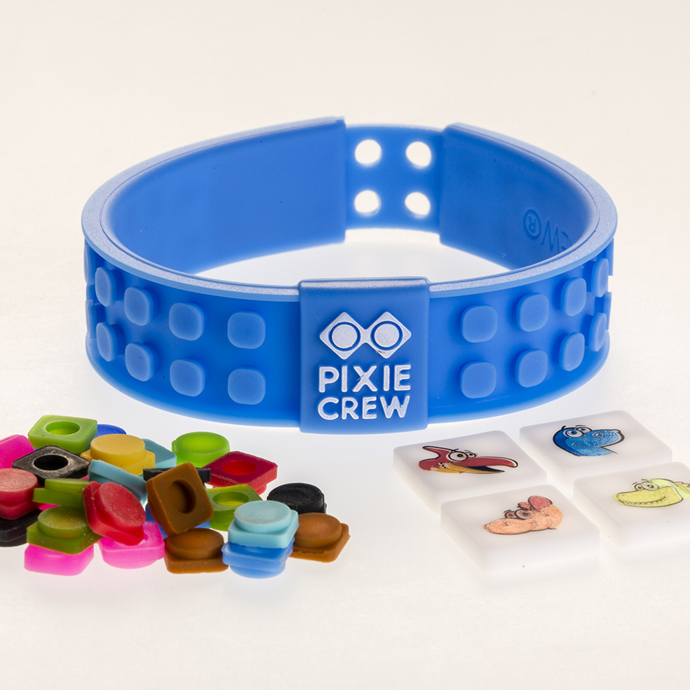 Pixie Crew Verstellbares Freundschaftsarmband Blau
