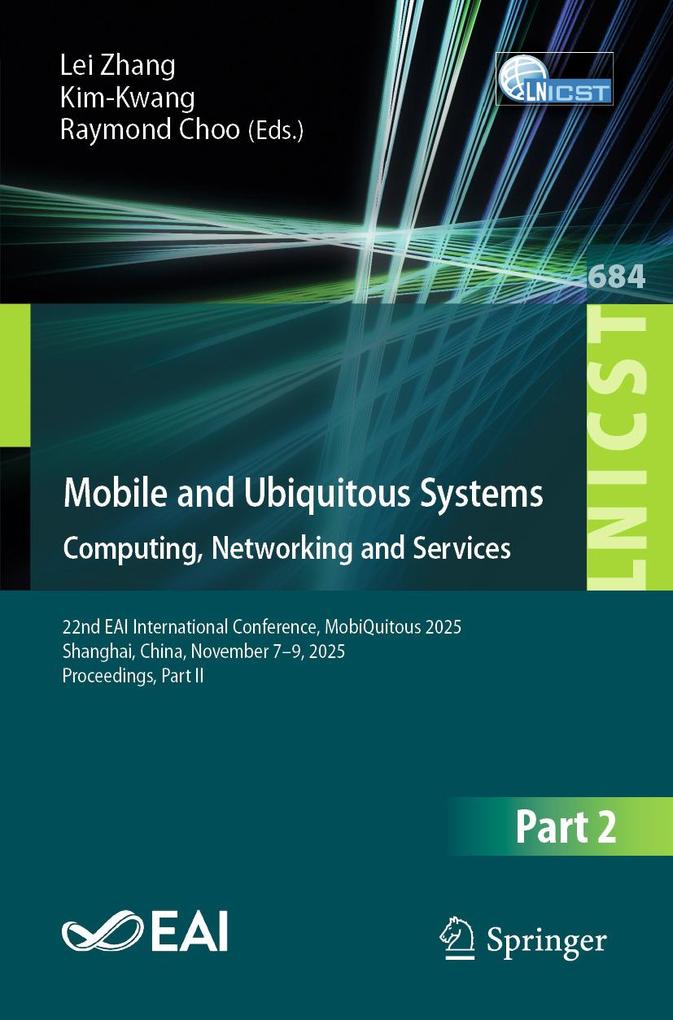 Mobile and Ubiquitous Systems: Computing Networking and Services