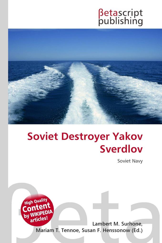 Soviet Destroyer Yakov Sverdlov