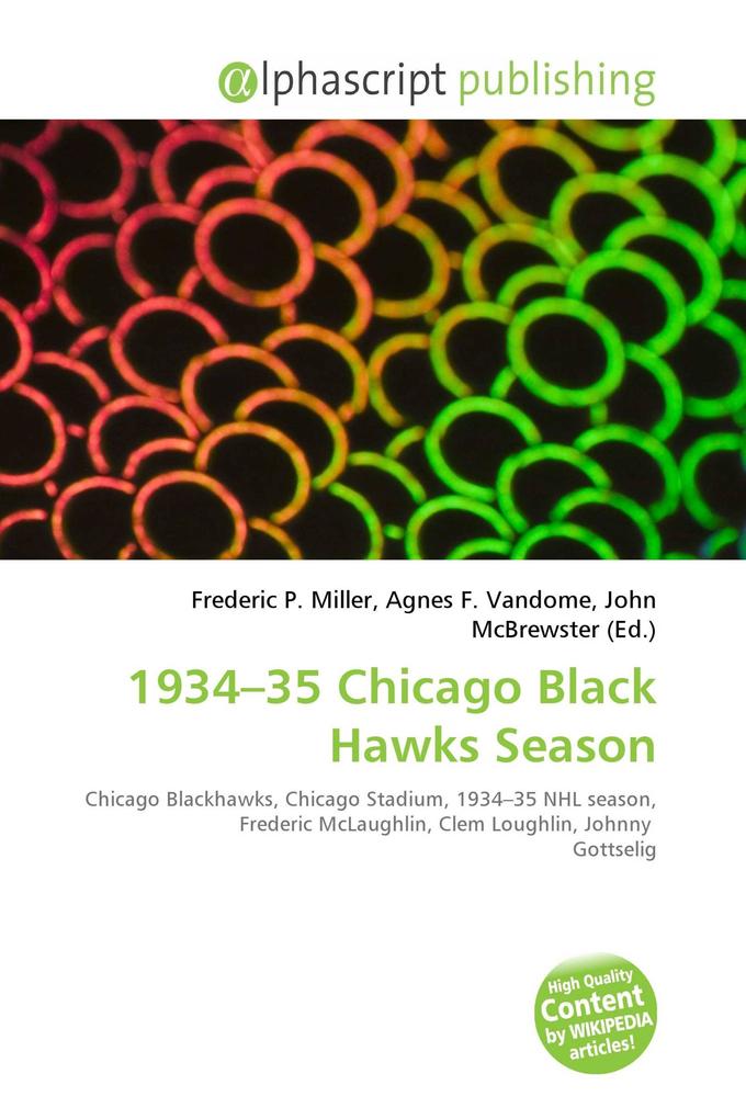1934-35 Chicago Black Hawks Season