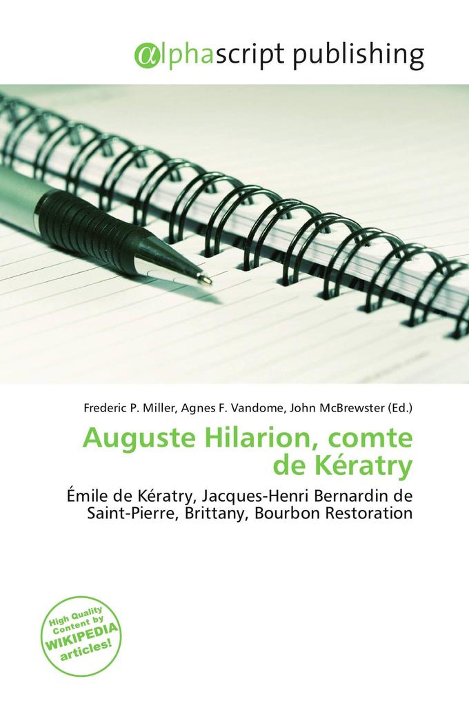 Auguste Hilarion comte de Kératry