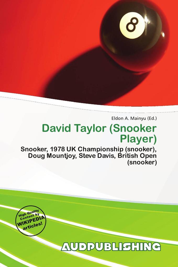David Taylor (Snooker Player)