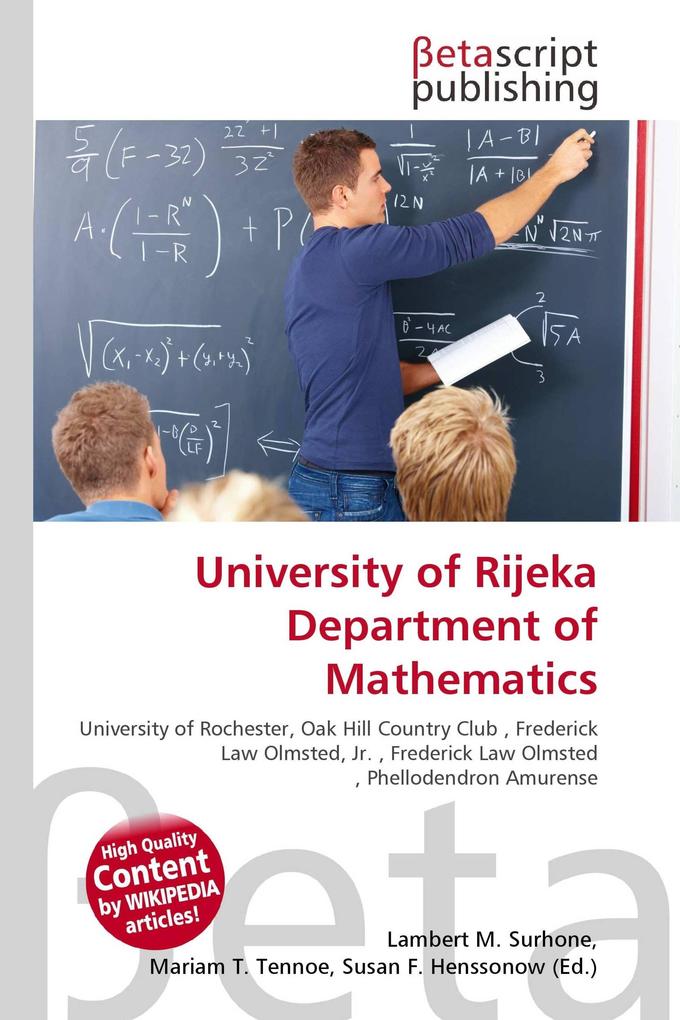 University of Rijeka Department of Mathematics