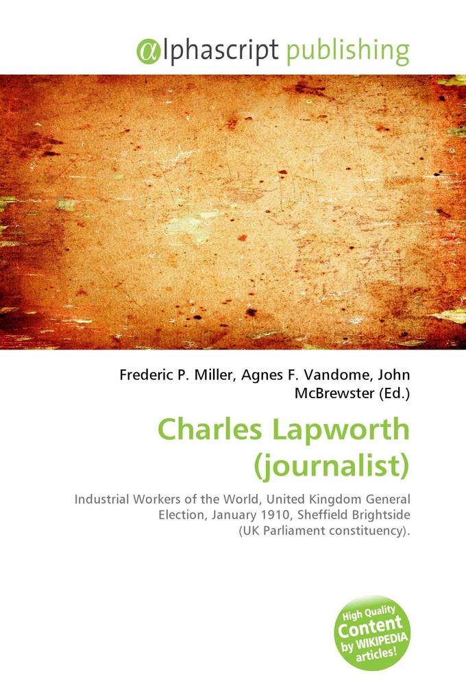 Charles Lapworth (journalist)