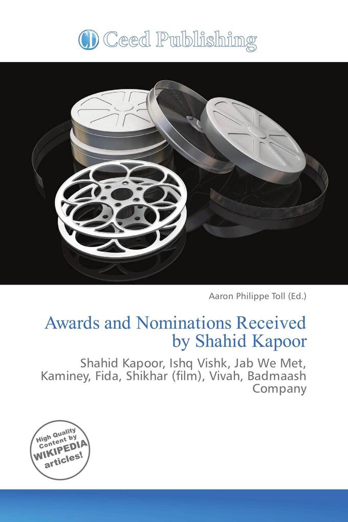 Awards and Nominations Received by Shahid Kapoor