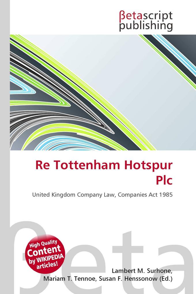 Re Tottenham Hotspur Plc
