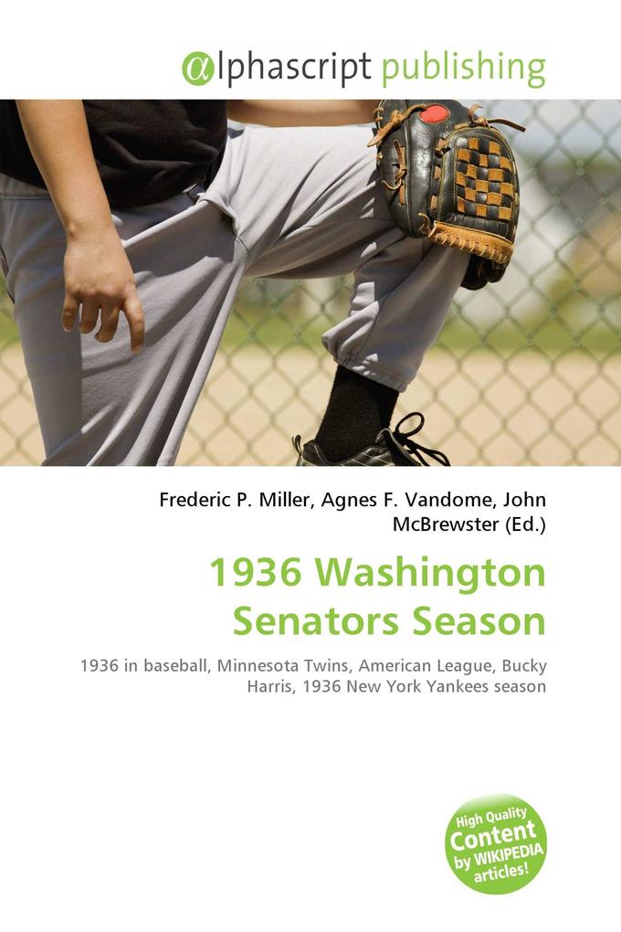 1936 Washington Senators Season