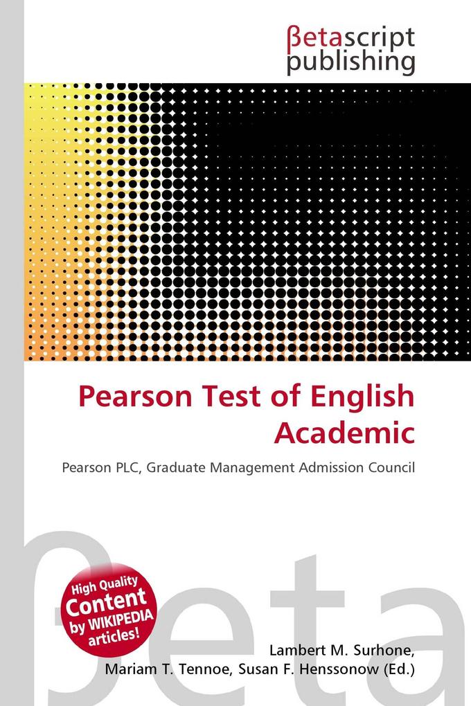 Pearson Test of English Academic