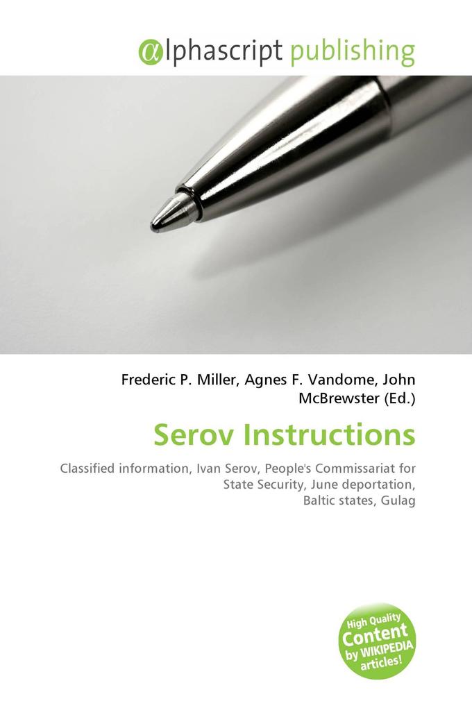 Serov Instructions