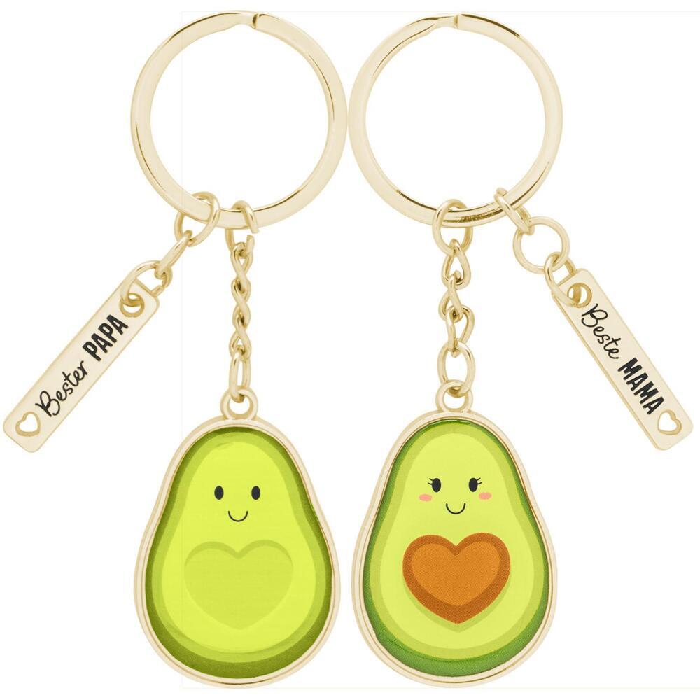Paar-Schlüsselanhänger 'Avocado'