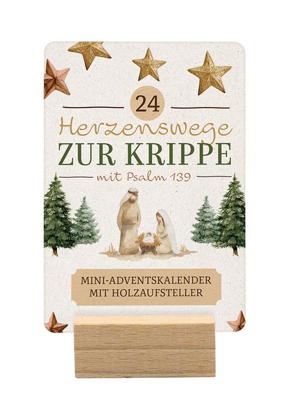 24 Herzenswege zur Krippe mit Psalm 139