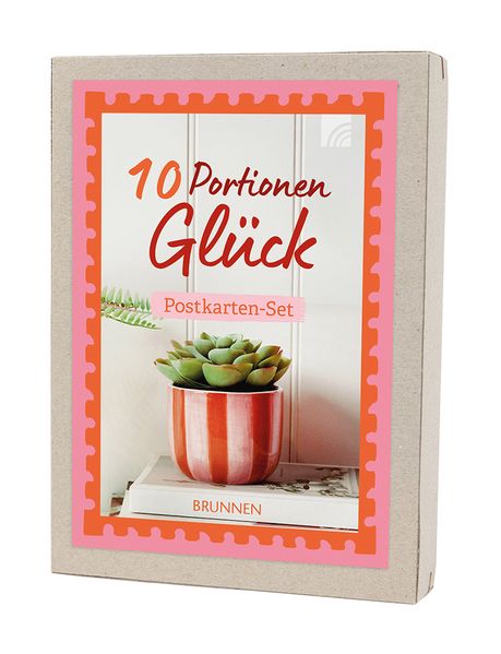 10 Portionen Glück. Postkartenset