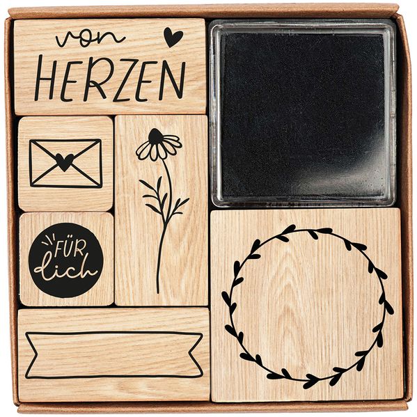 Stempel-Set Von Herzen