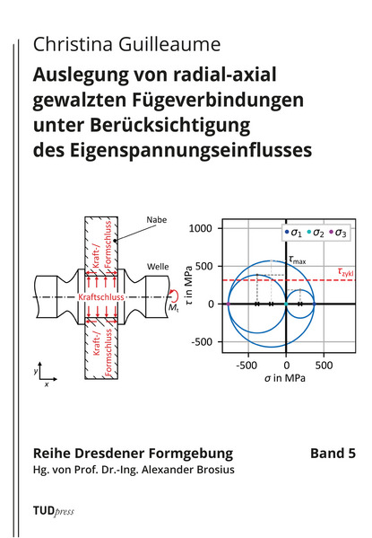 Auslegung von radial-axial gewalzten Fügeverbindungen unter Berücksichtigung des Eigenspannungseinflusses