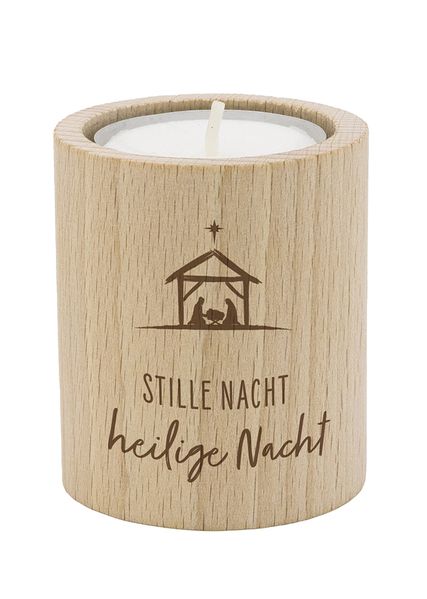 Stille Nacht Heilige Nacht - Teelichthalter