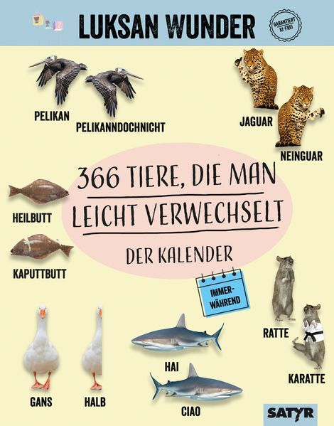 366 TIERE DIE MAN LEICHT VERWECHSELT