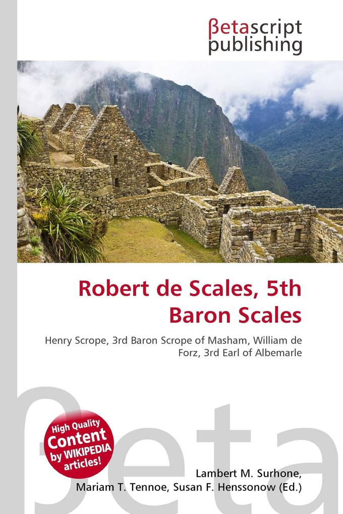 Robert de Scales 5th Baron Scales