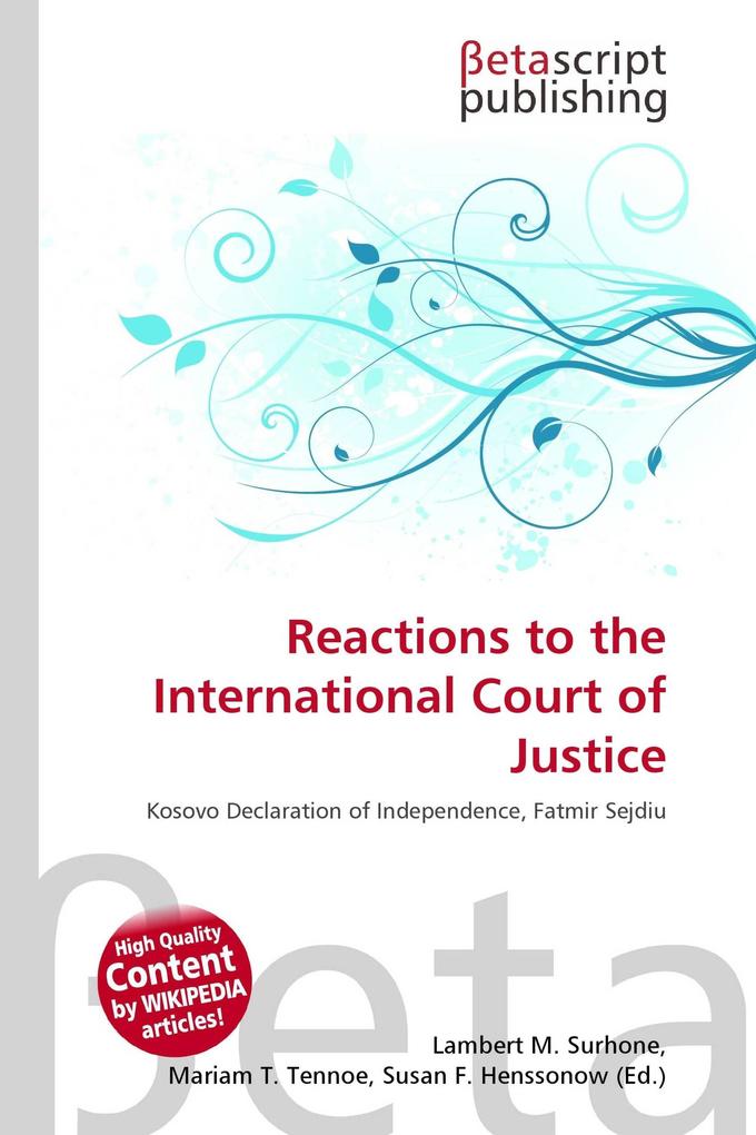 Reactions to the International Court of Justice