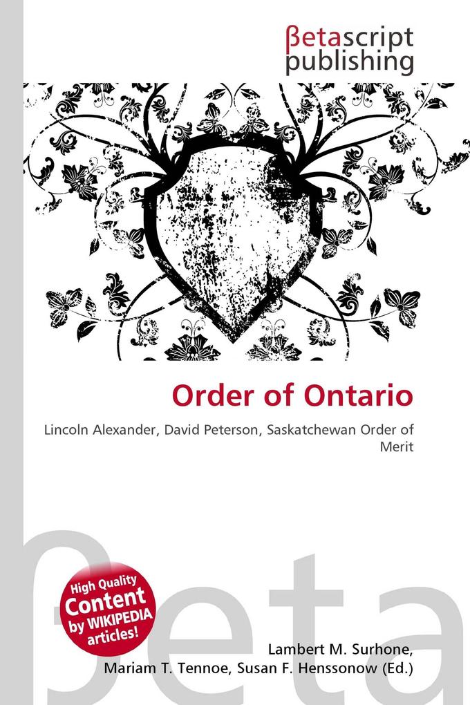 Order of Ontario