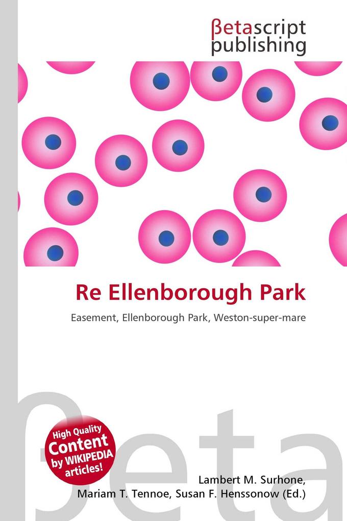 Re Ellenborough Park