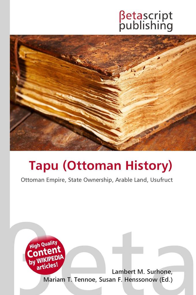Tapu (Ottoman History)