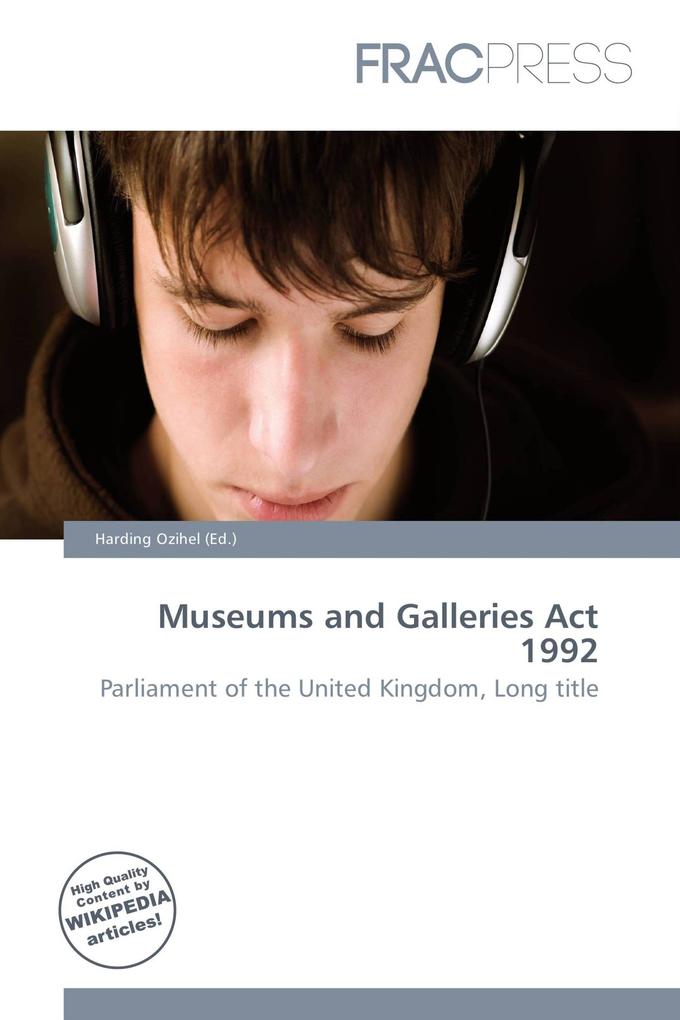 Museums and Galleries Act 1992