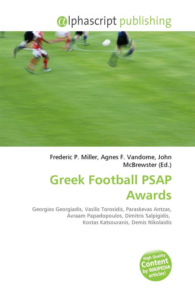 Greek Football PSAP Awards