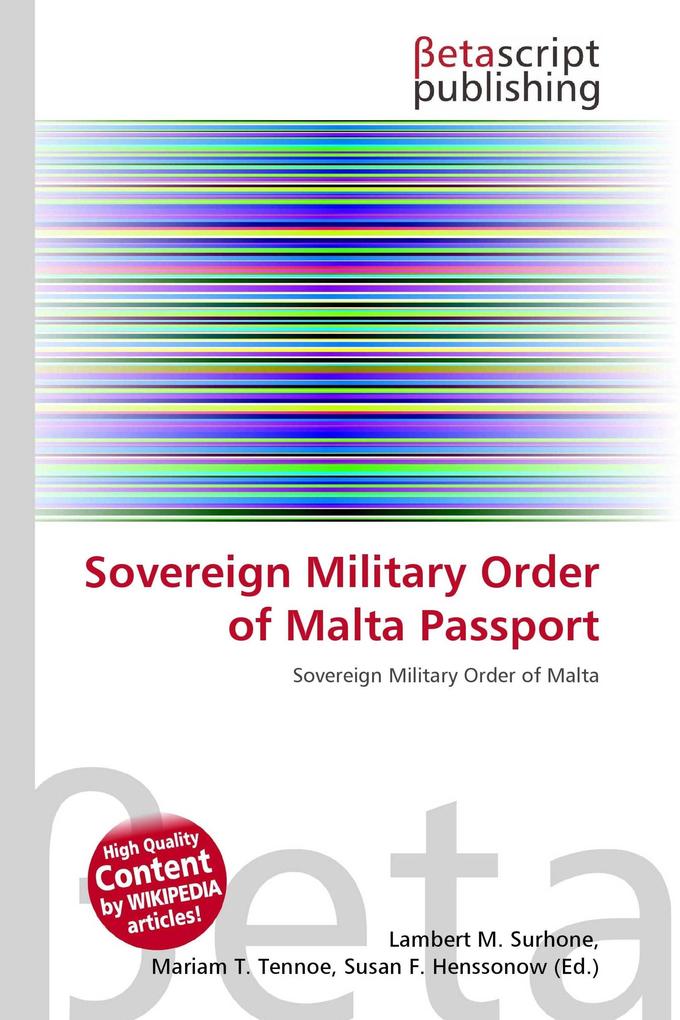 Sovereign Military Order of Malta Passport