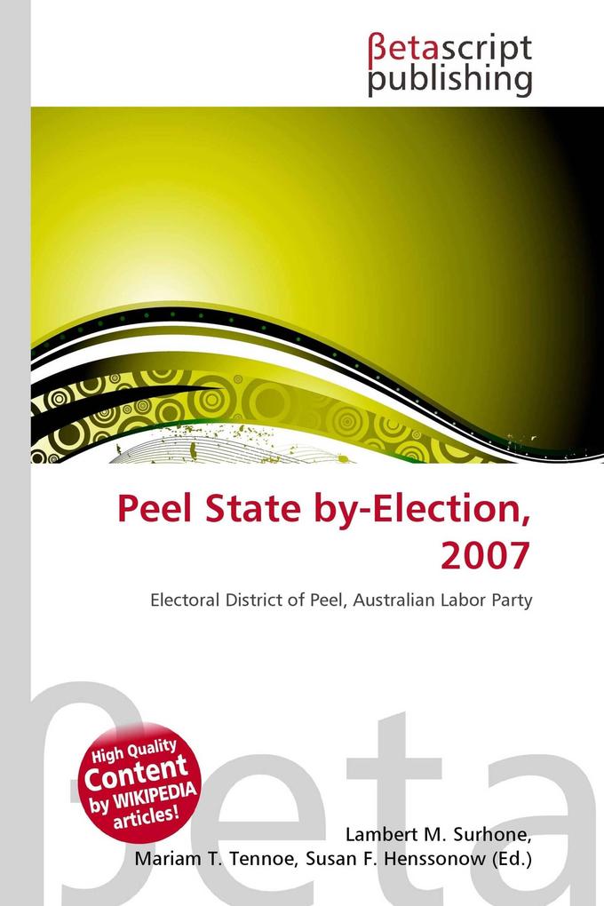 Peel State by-Election 2007