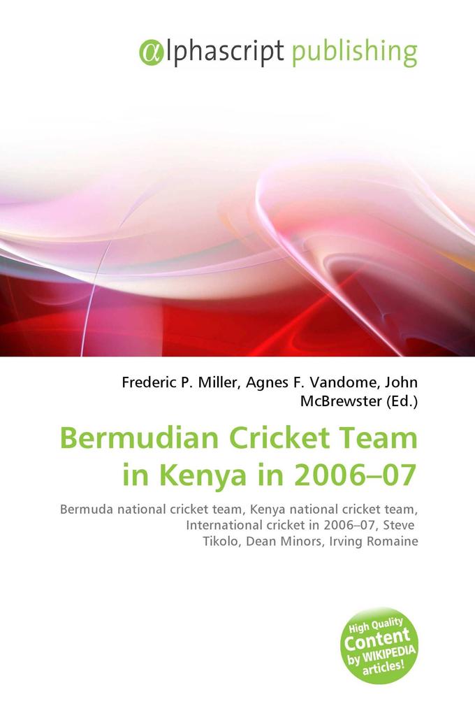 Bermudian Cricket Team in Kenya in 2006-07