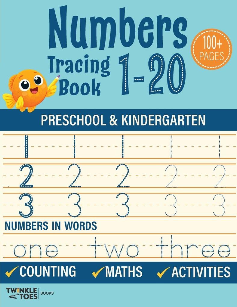 Numbers Tracing Book 1 - 20