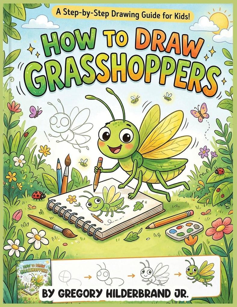 How to Draw Grasshoppers