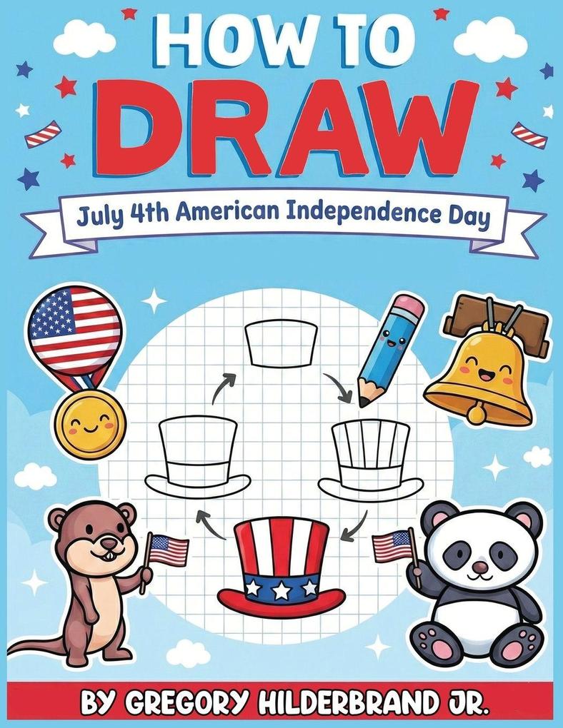 How to Draw July 4th American Independence Day