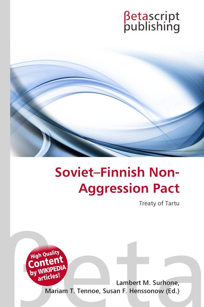 Soviet-Finnish Non-Aggression Pact