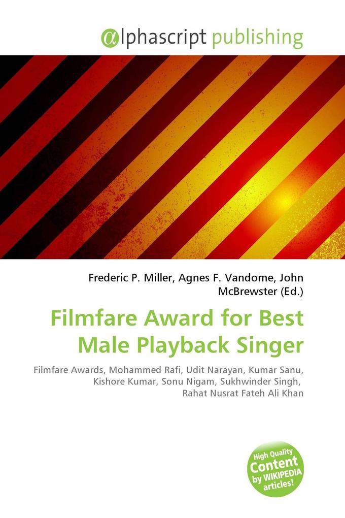 Filmfare Award for Best Male Playback Singer