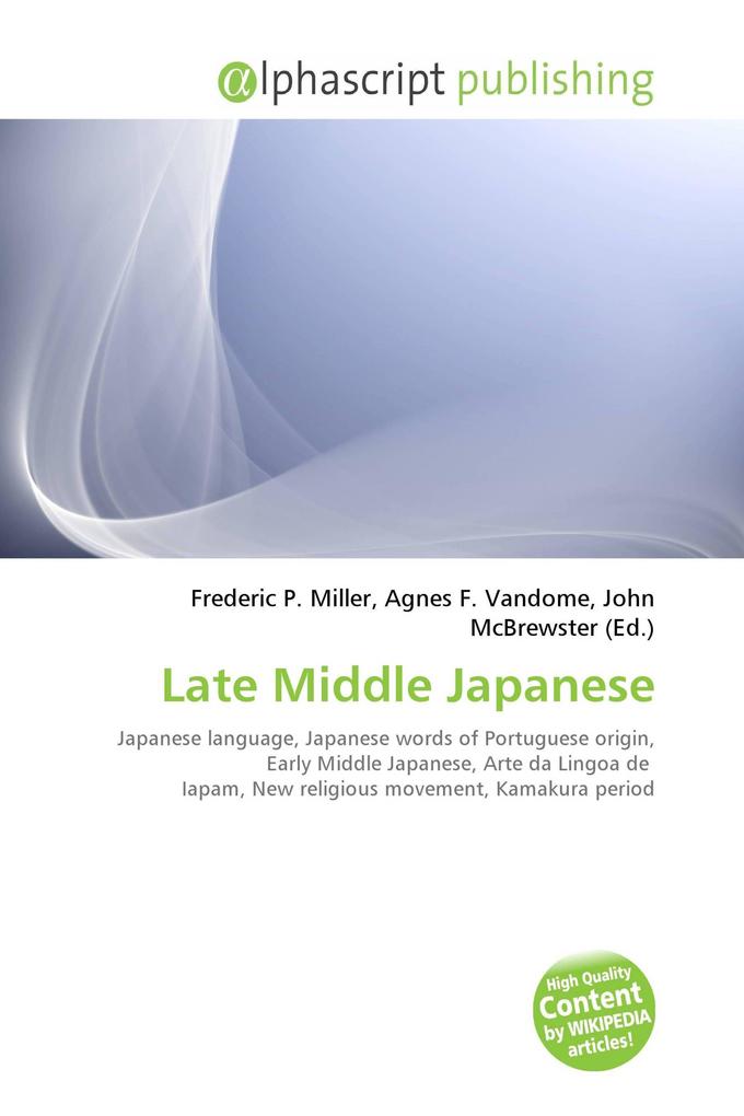 Late Middle Japanese