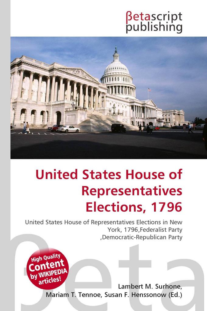 United States House of Representatives Elections 1796