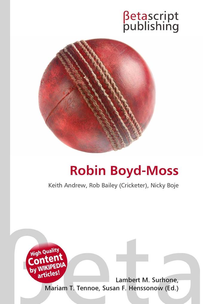 Robin Boyd-Moss