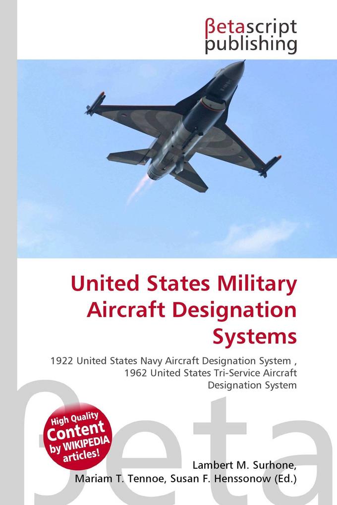 United States Military Aircraft Designation Systems
