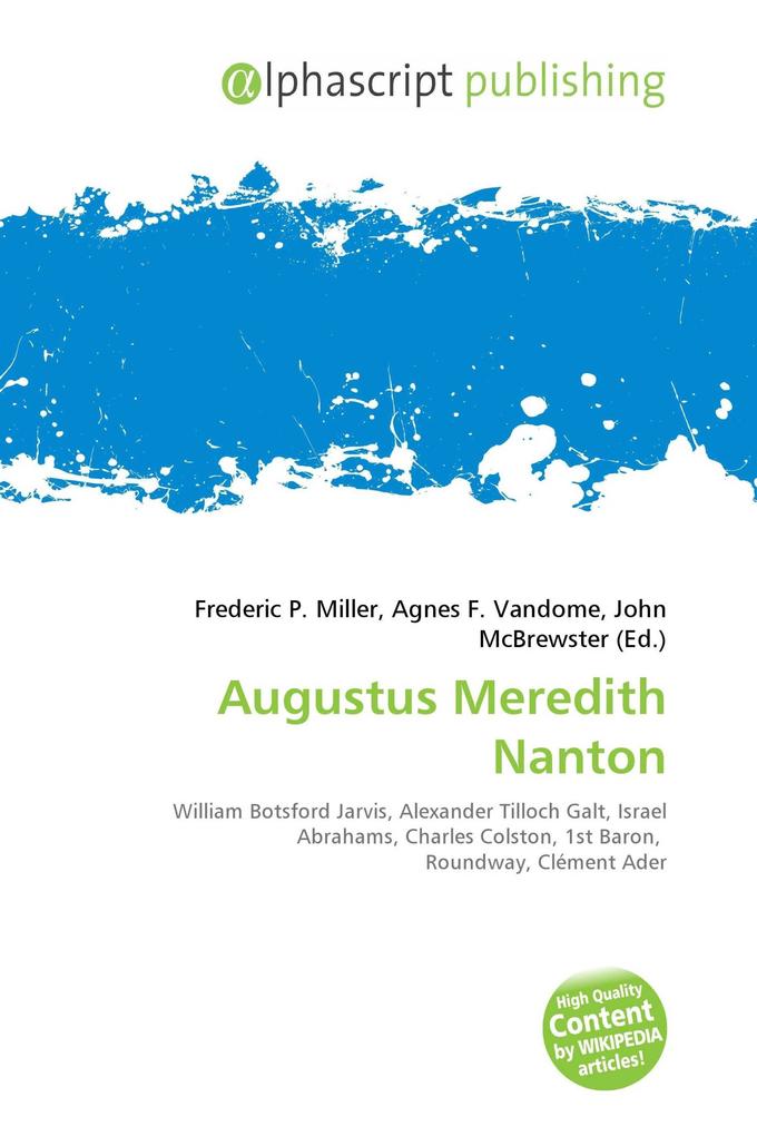 Augustus Meredith Nanton