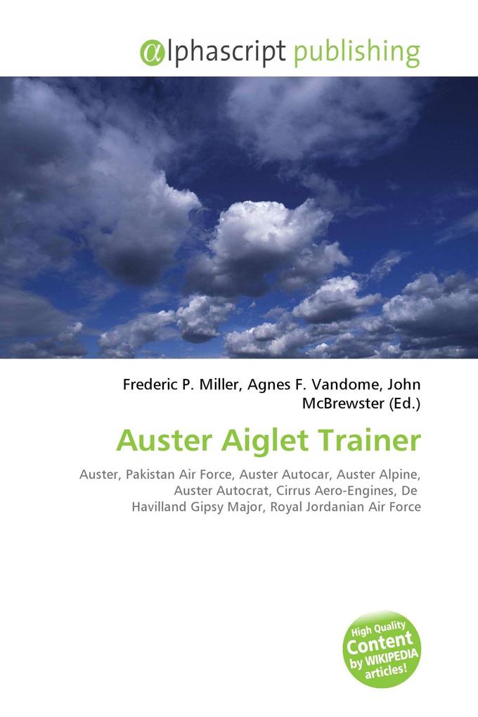 Auster Aiglet Trainer
