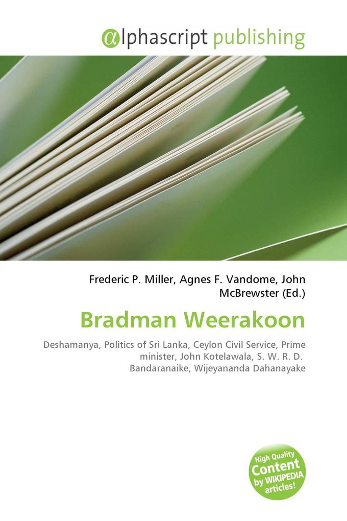 Bradman Weerakoon
