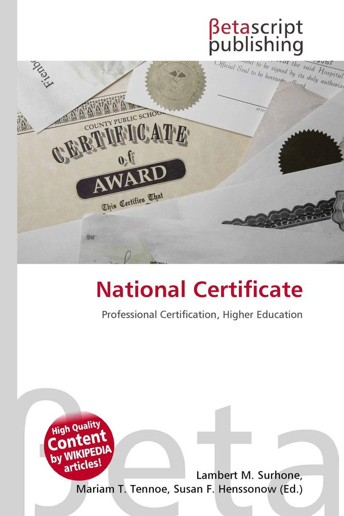 National Certificate