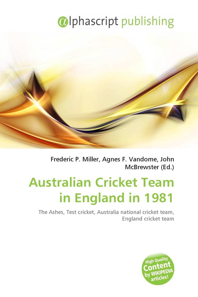 Australian Cricket Team in England in 1981