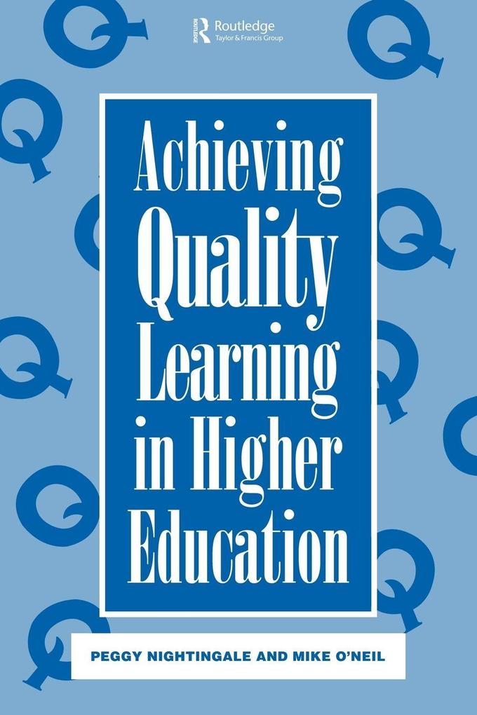 Achieving Quality Learning in Higher Education
