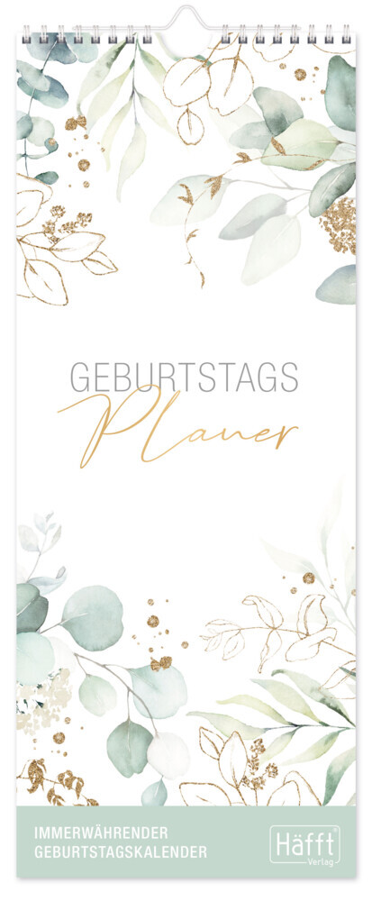 Geburtstagsplaner Wandkalender kompakt