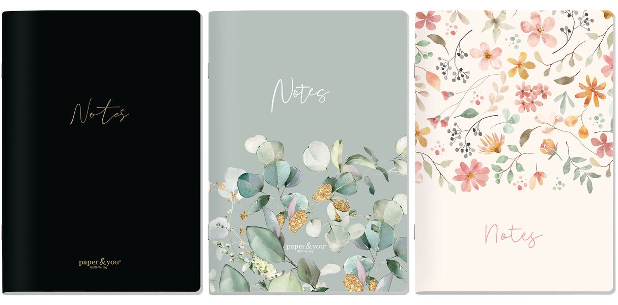 paper&you Notizheft Classic liniert A5