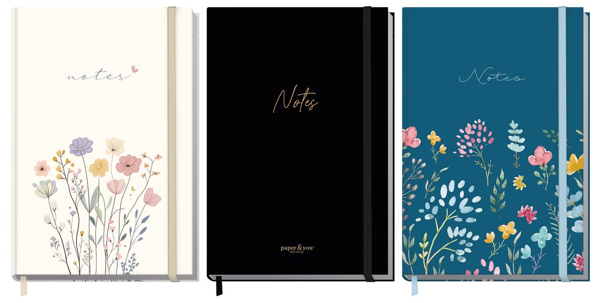 paper&you Notizbuch liniert A5+