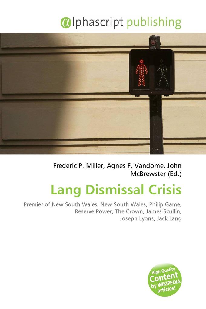 Lang Dismissal Crisis